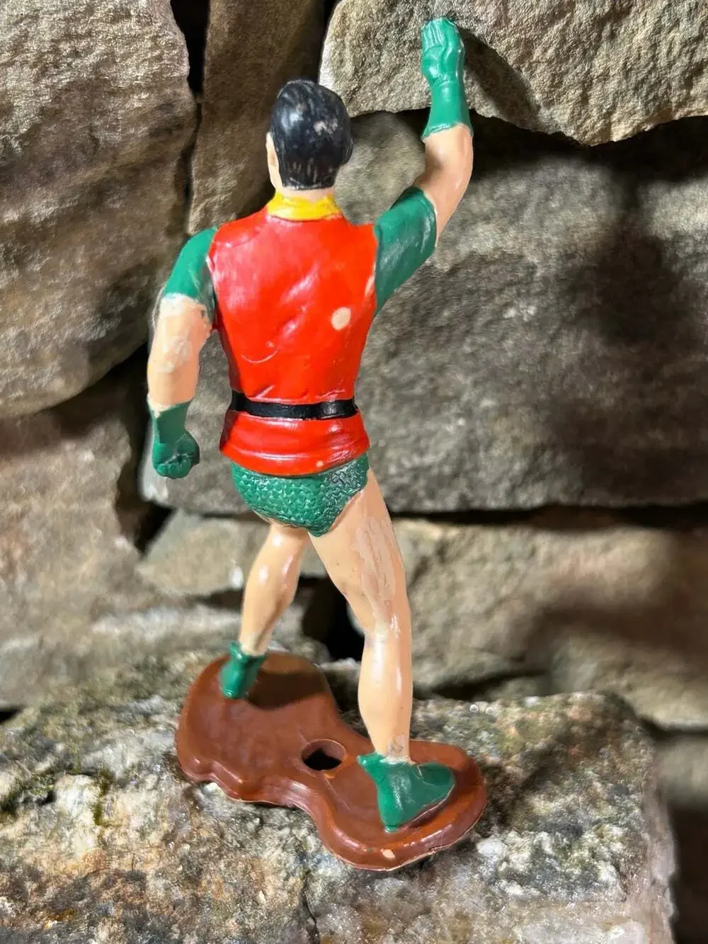 1966 Ideal DC Comics NO Cape Robin Figure